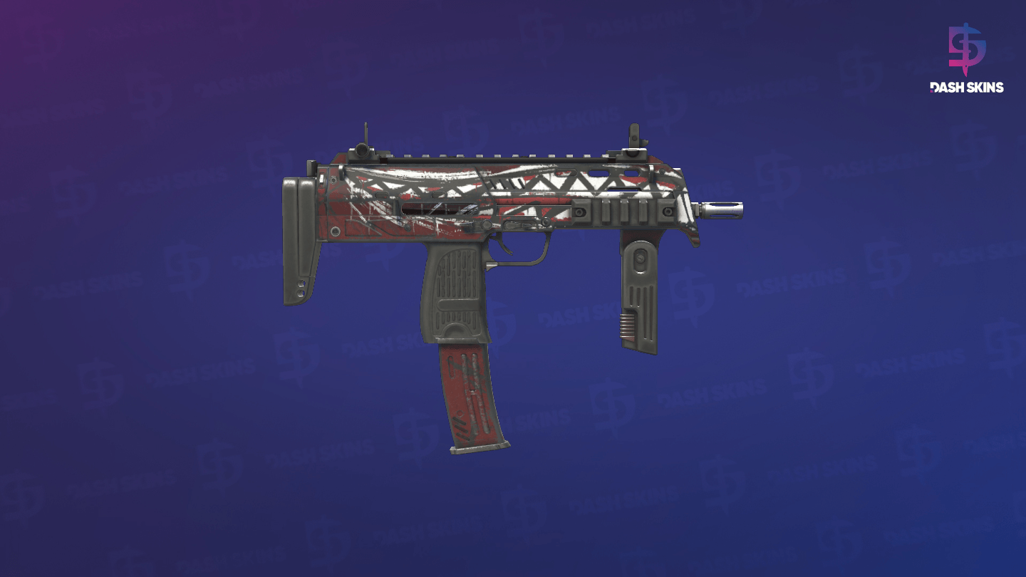 MP7 | Mischief (Well-Worn) - Backside Screenshot