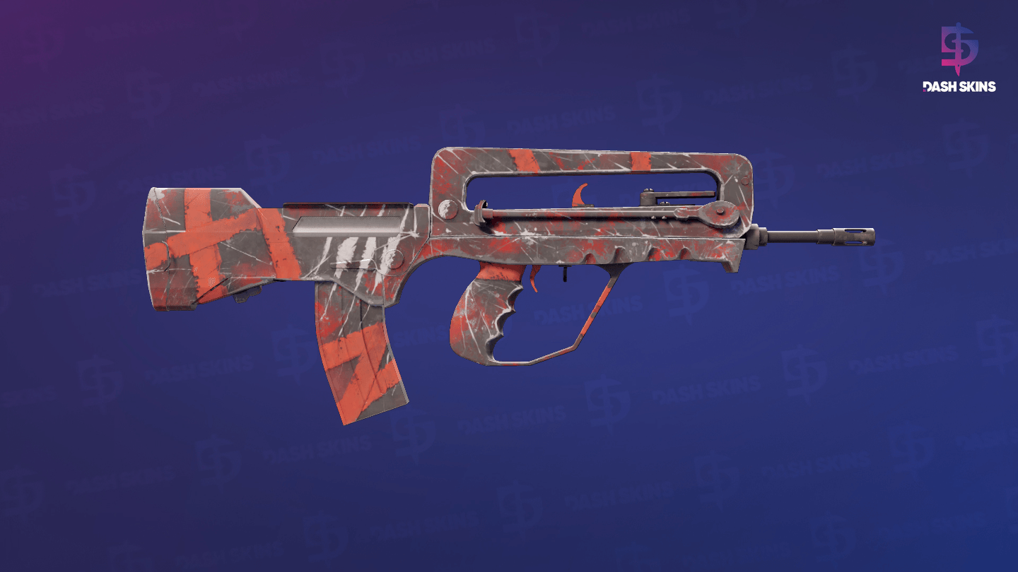 FAMAS | Survivor Z (Minimal Wear) - Backside Screenshot