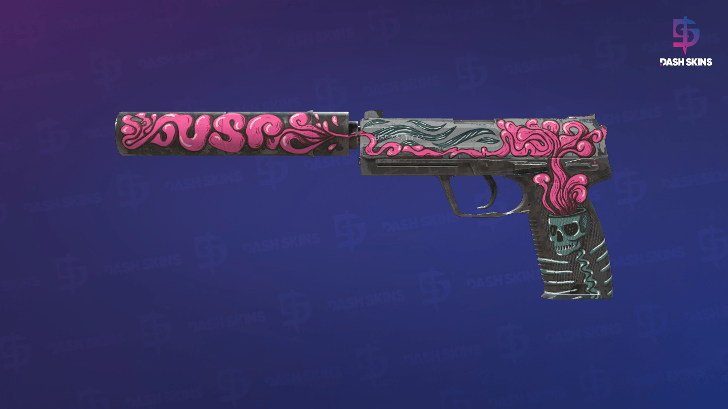 USP-S | Cortex (Well-Worn) - Frontside Screenshot