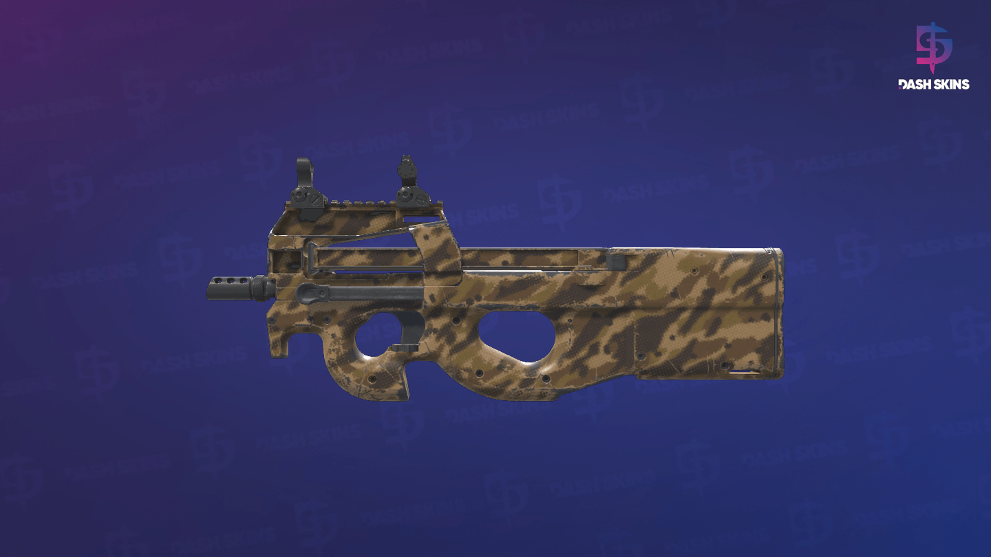 P90 | Desert Halftone (Field-Tested) - Frontside Screenshot