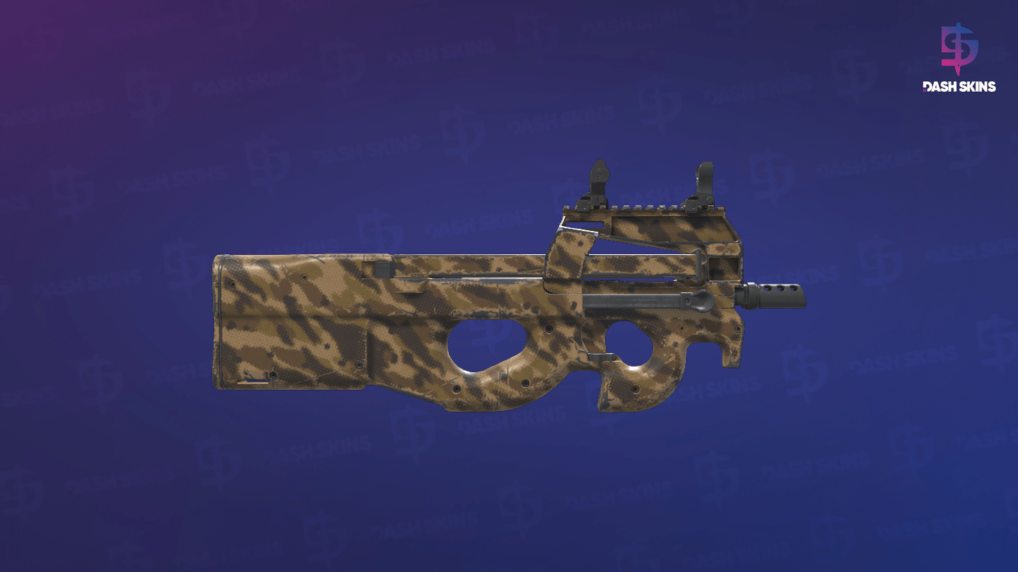 P90 | Desert Halftone (Field-Tested) - Backside Screenshot