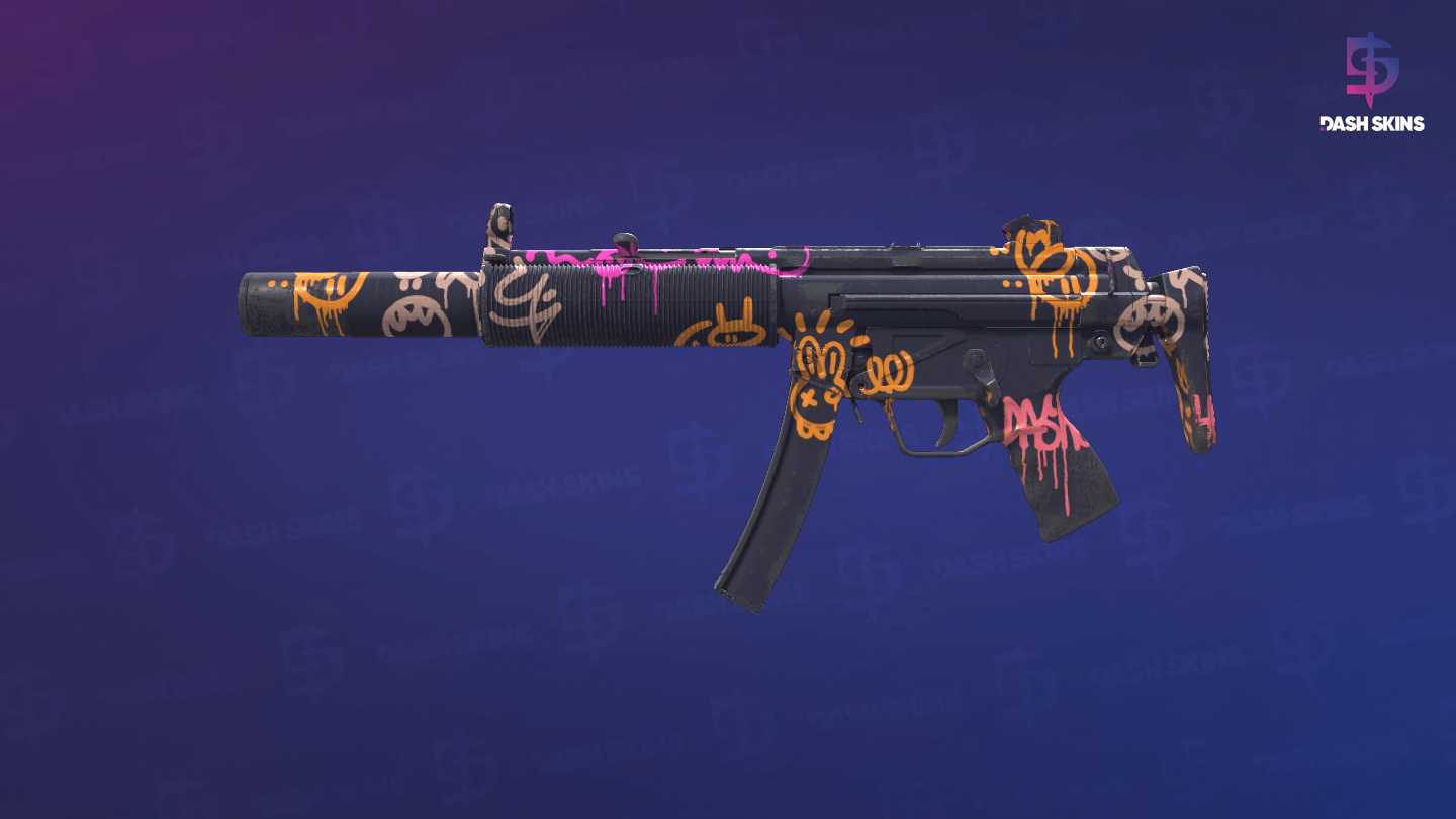 MP5-SD | Neon Squeezer (Field-Tested) - Frontside Screenshot