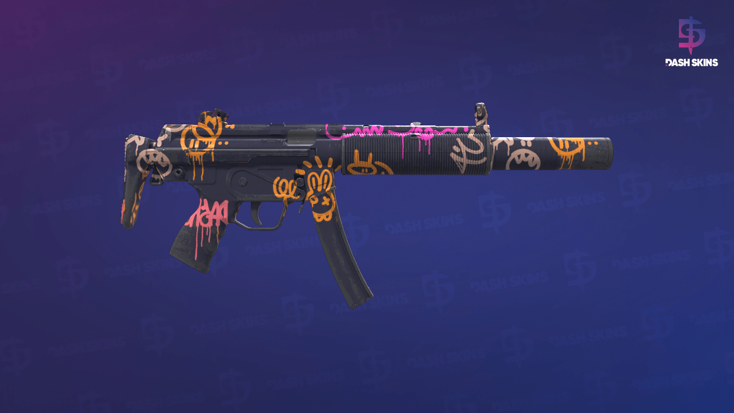 MP5-SD | Neon Squeezer (Field-Tested) - Backside Screenshot