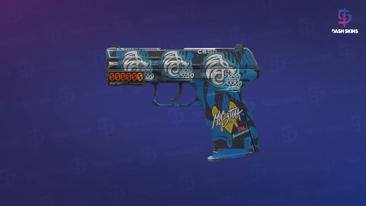 StatTrak™ P2000 | Oceanic (Field-Tested) - Frontside Screenshot
