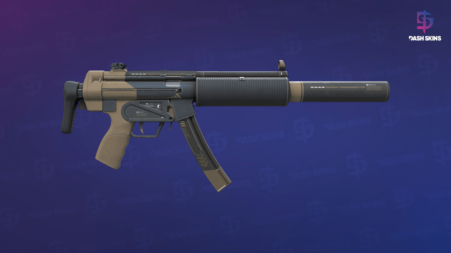 MP5-SD | Desert Strike (Field-Tested) - Backside Screenshot