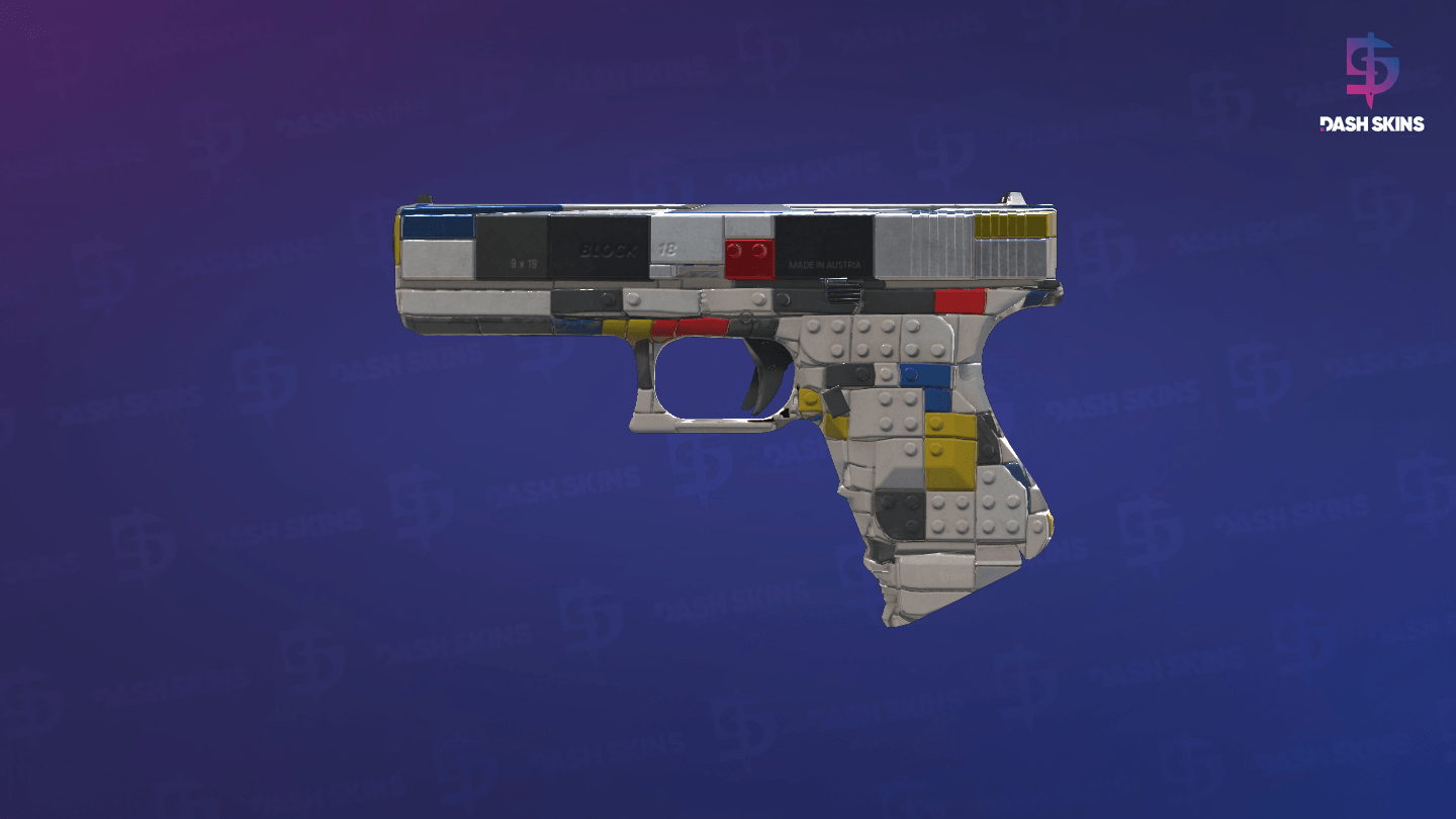 Glock-18 | Block-18 (Field-Tested) - Frontside Screenshot