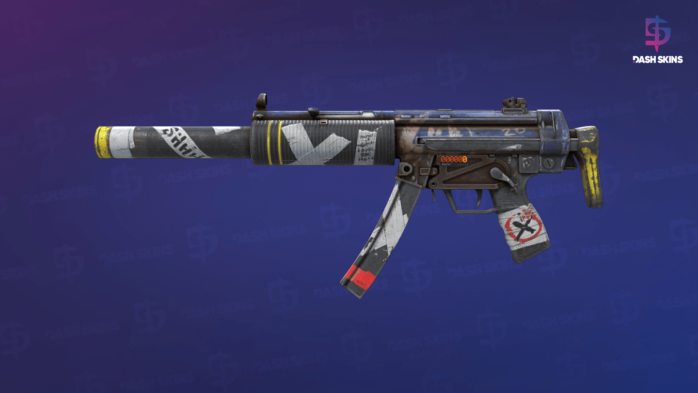 StatTrak™ MP5-SD | Kitbash (Well-Worn) - Frontside Screenshot