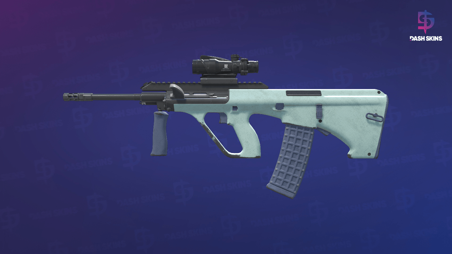 AUG | Storm (Field-Tested) - Frontside Screenshot