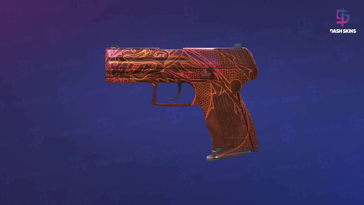 P2000 | Imperial Dragon (Battle-Scarred) - Frontside Screenshot