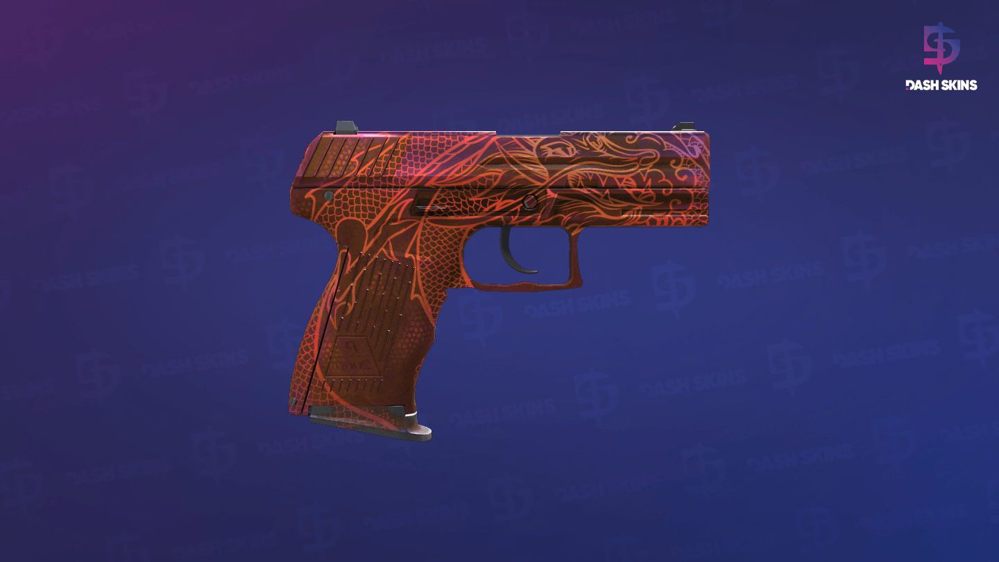 P2000 | Imperial Dragon (Battle-Scarred) - Backside Screenshot