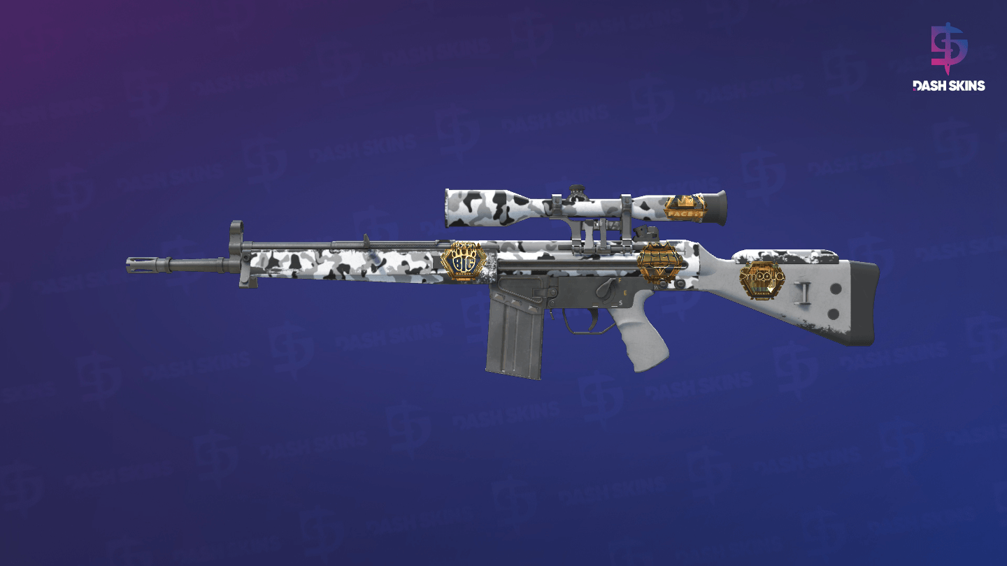 Souvenir G3SG1 | Polar Camo (Field-Tested) - Frontside Screenshot
