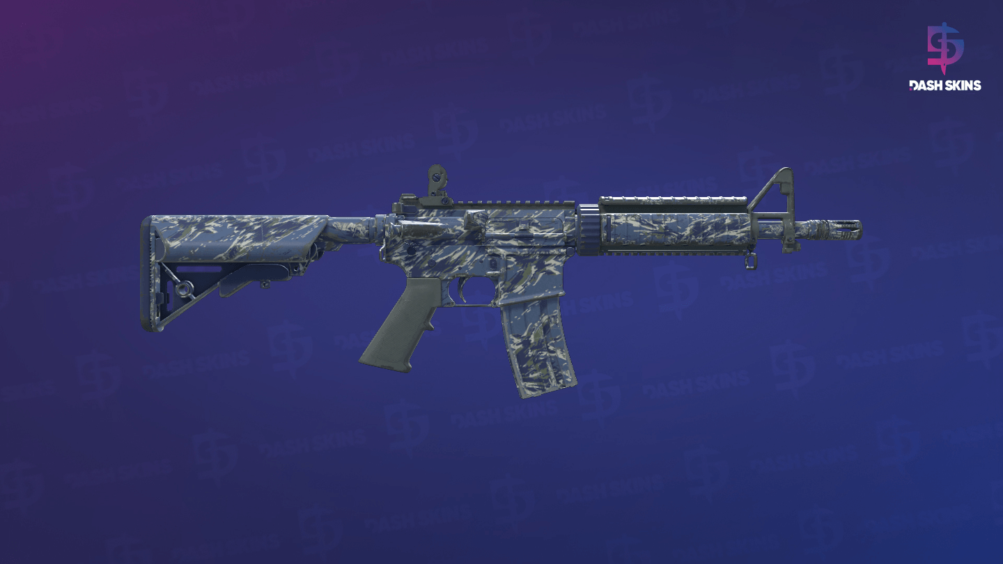 M4A4 | Naval Shred Camo (Field-Tested) - Backside Screenshot