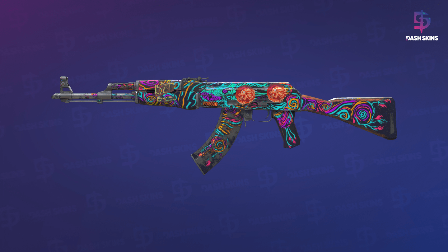 StatTrak™ AK-47 | Nightwish (Battle-Scarred) - Frontside Screenshot