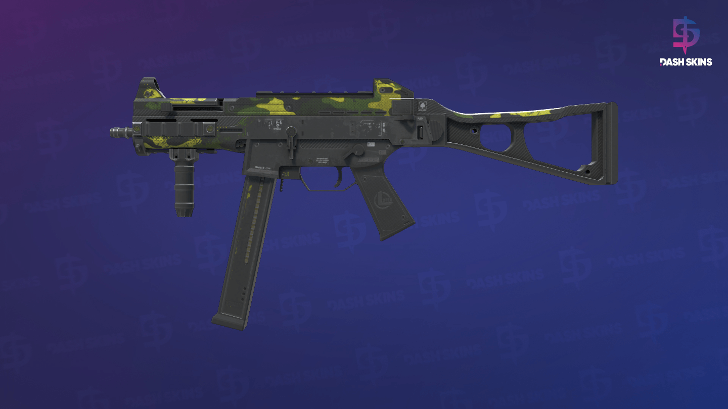 UMP-45 | Riot (Well-Worn) - Frontside Screenshot