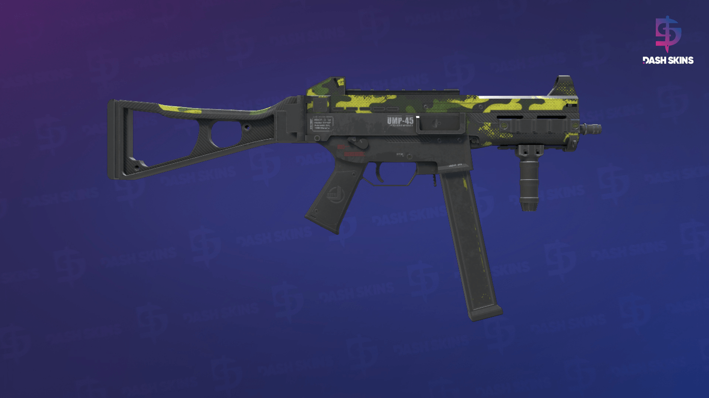 UMP-45 | Riot (Well-Worn) - Backside Screenshot