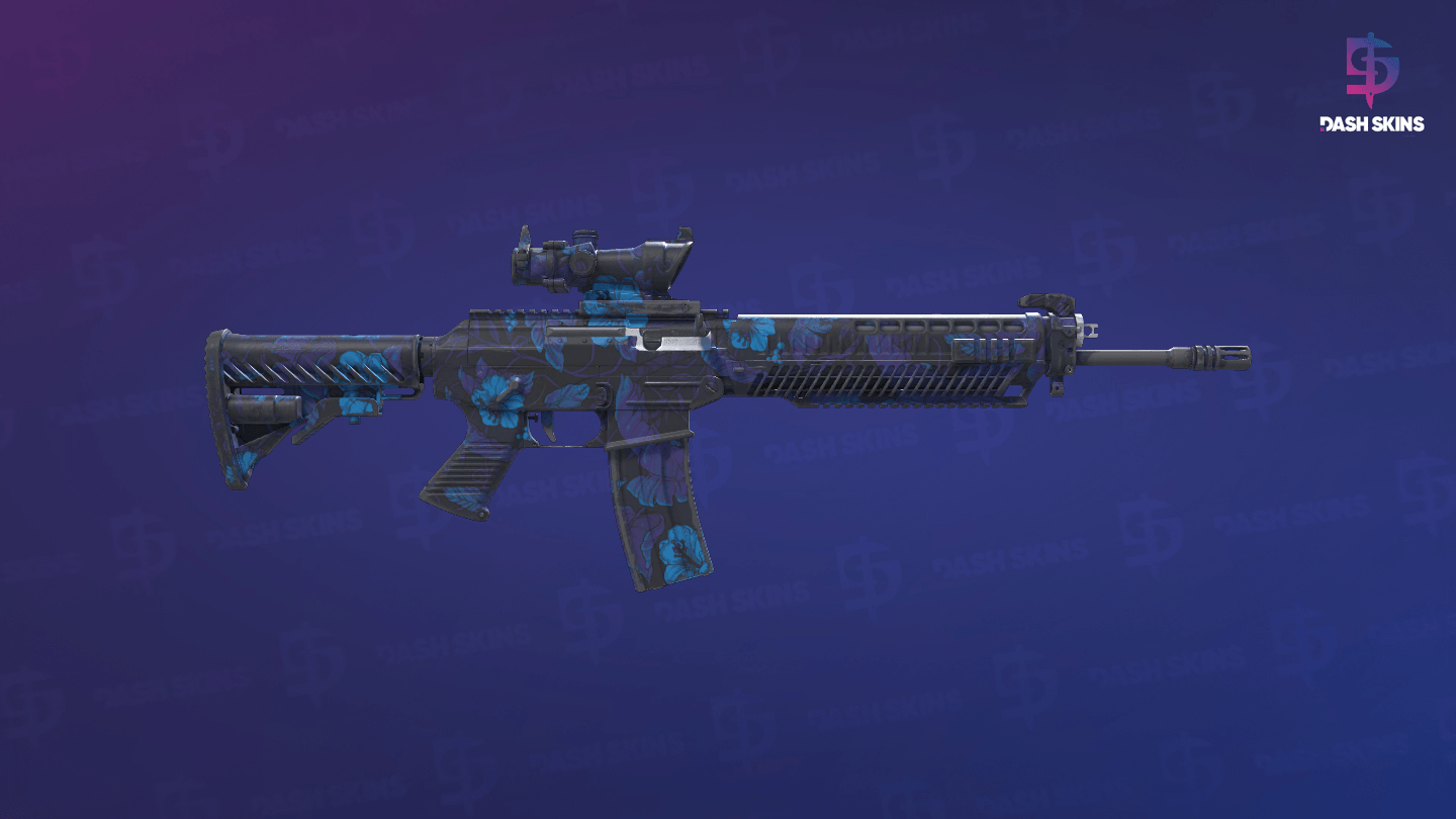 SG 553 | Aloha (Field-Tested) - Backside Screenshot