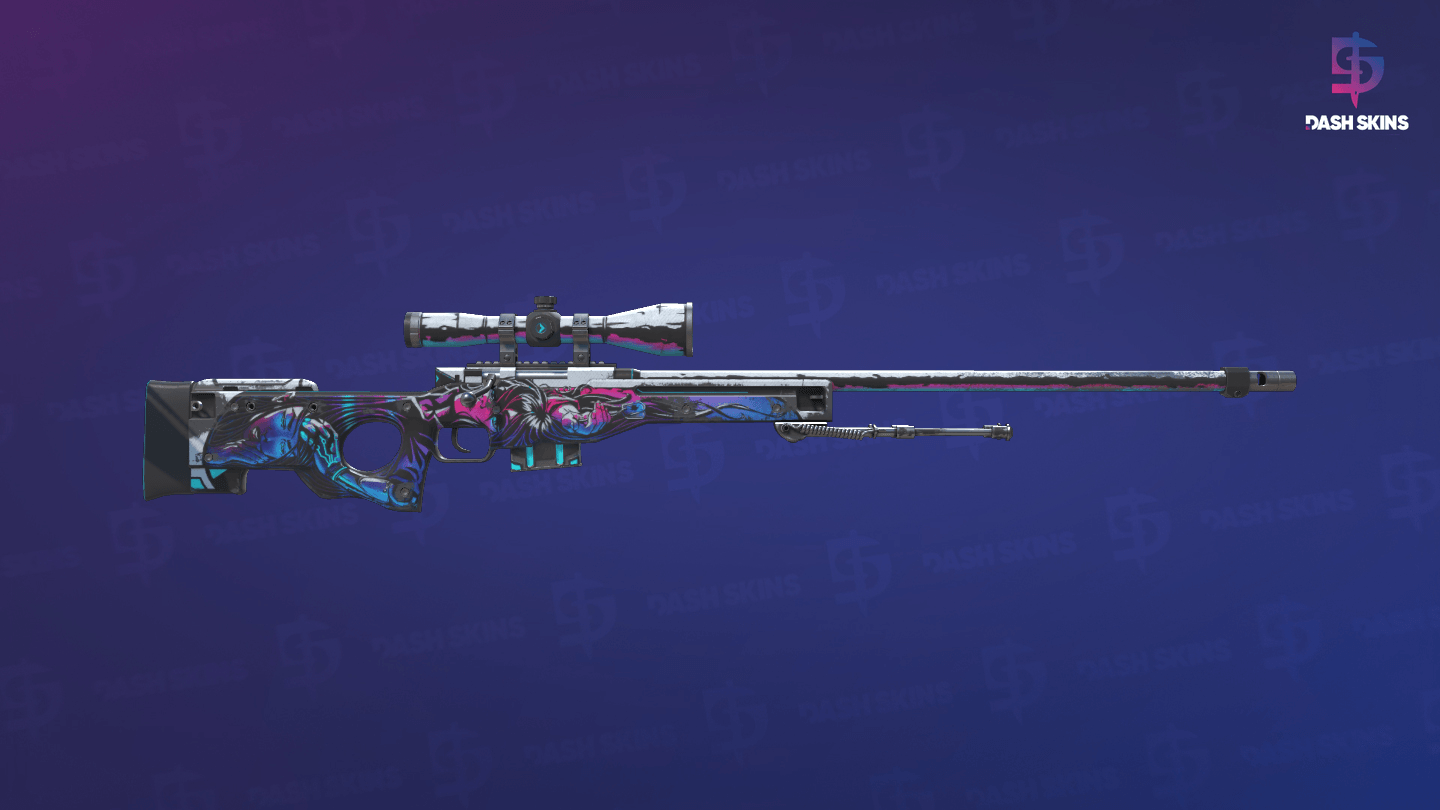 StatTrak™ AWP | Neo-Noir (Well-Worn) - Backside Screenshot