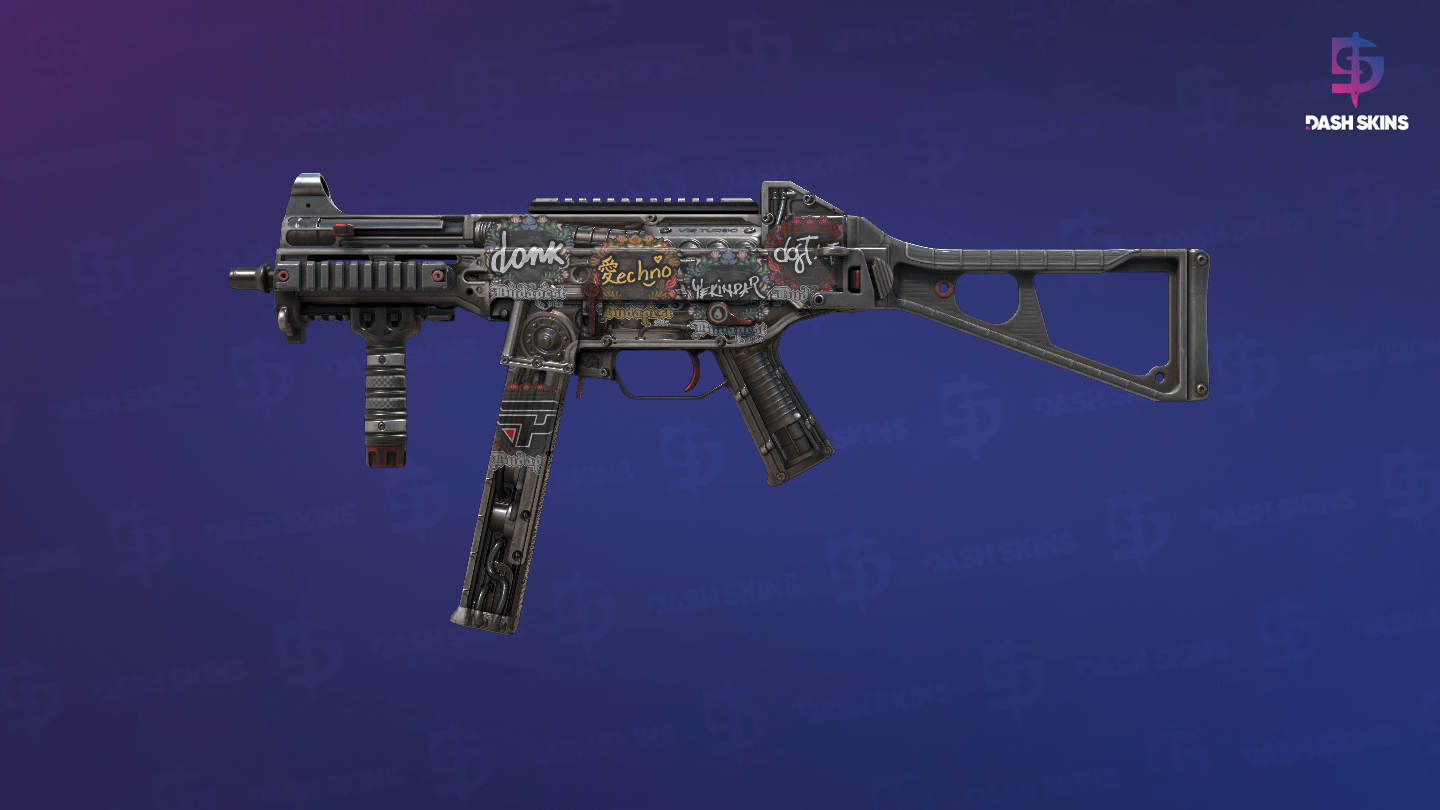 UMP-45 | Motorized (Well-Worn) - Frontside Screenshot