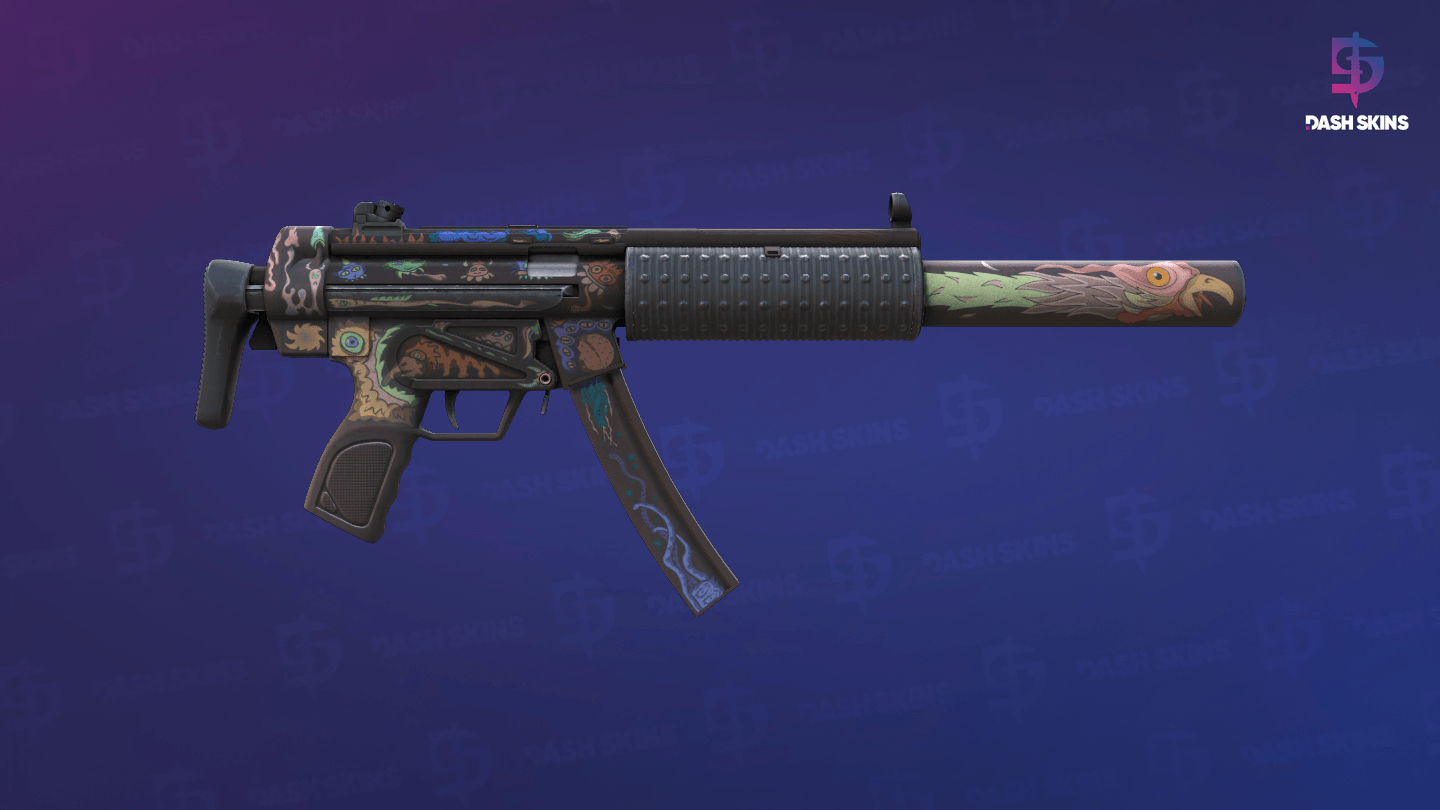 MP5-SD | Necro Jr. (Well-Worn) - Backside Screenshot