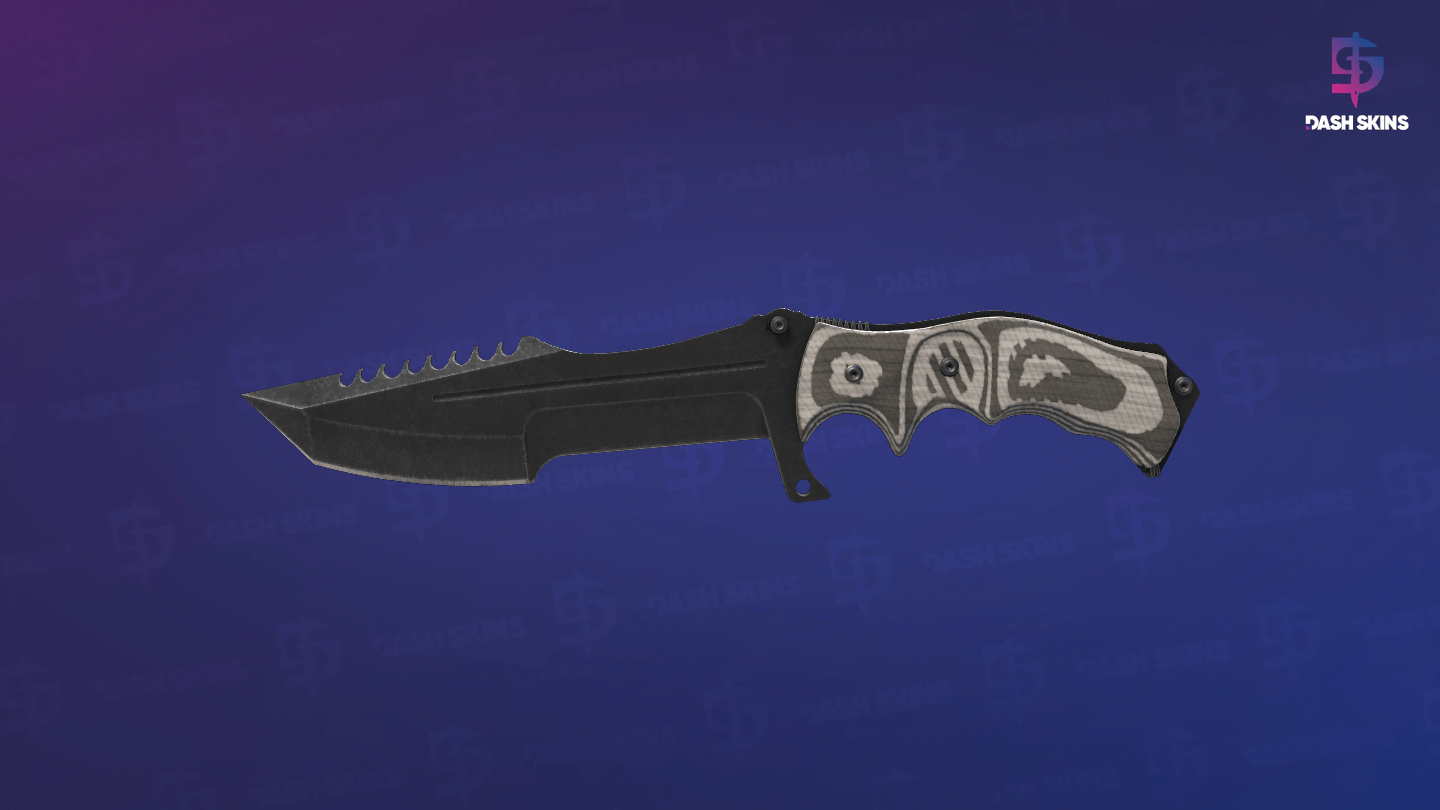 ★ Huntsman Knife | Black Laminate (Minimal Wear) - Backside Screenshot