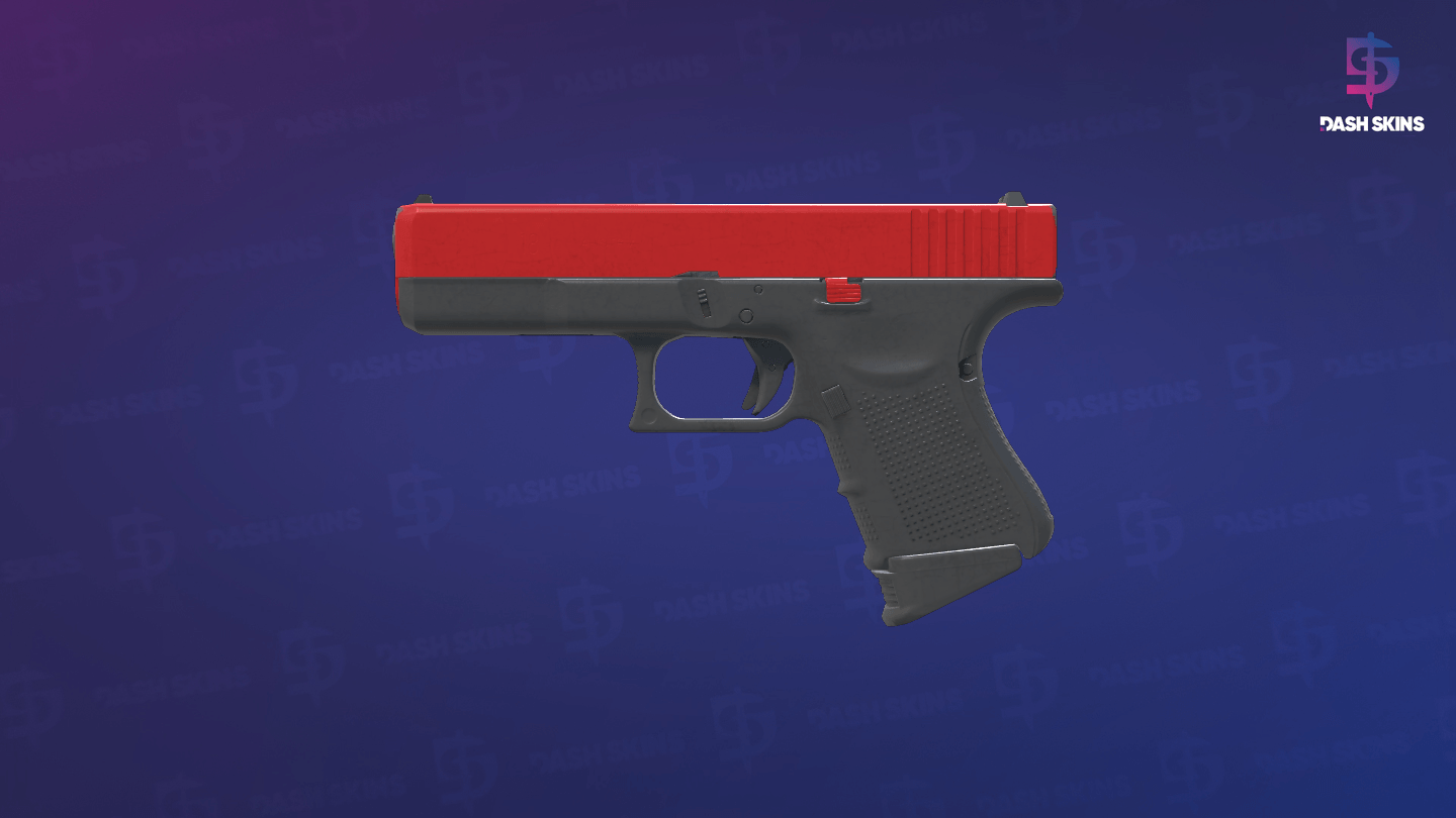 Glock-18 | Candy Apple (Minimal Wear) - Frontside Screenshot