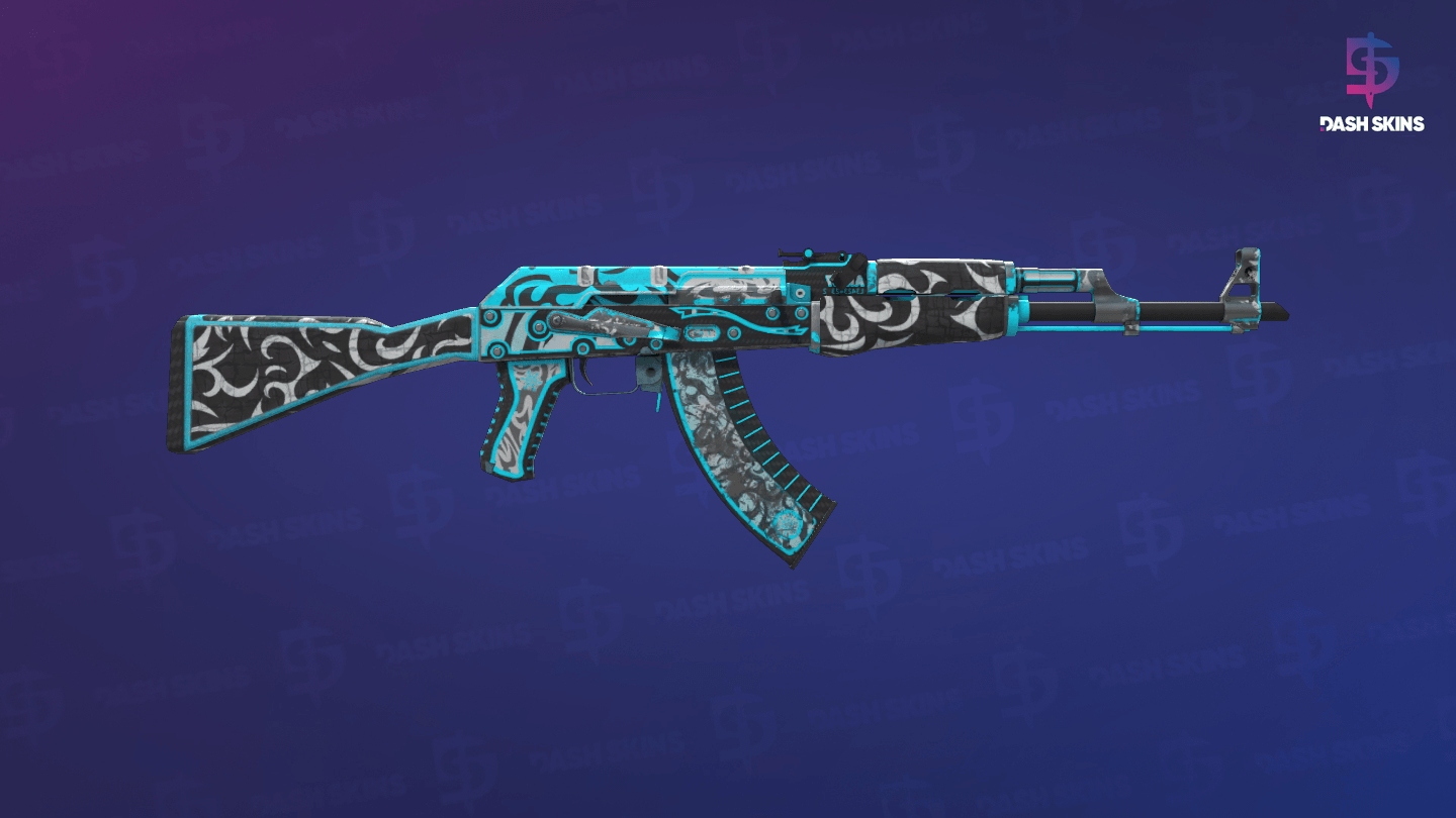 AK-47 | Frontside Misty (Well-Worn) - Backside Screenshot
