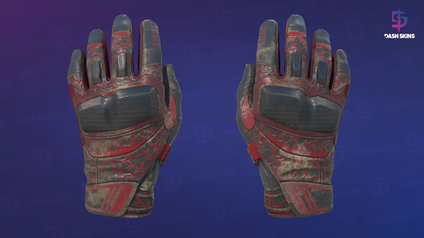 ★ Moto Gloves | Blood Pressure (Battle-Scarred) - Frontside Screenshot