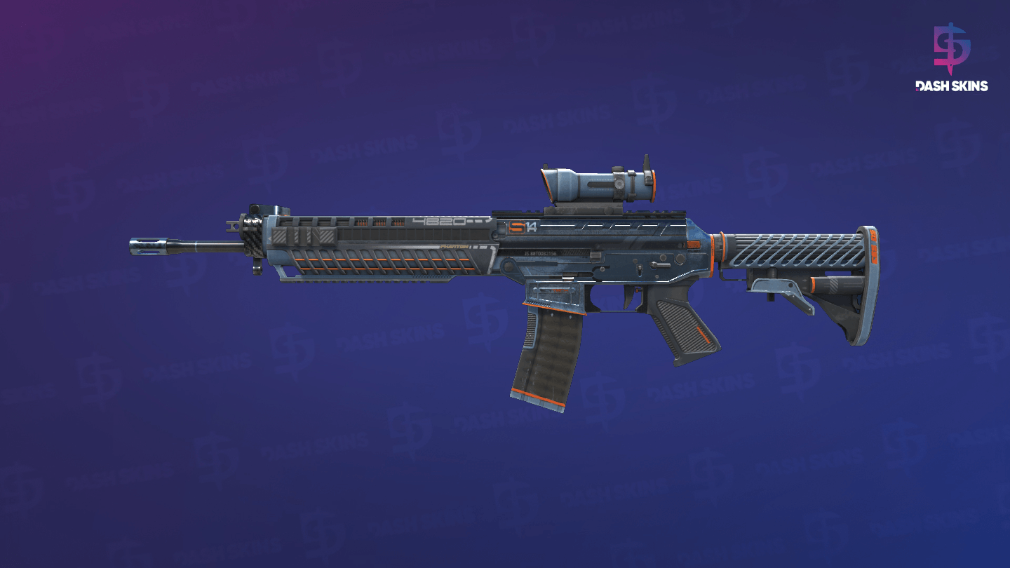 SG 553 | Phantom (Well-Worn) - Frontside Screenshot