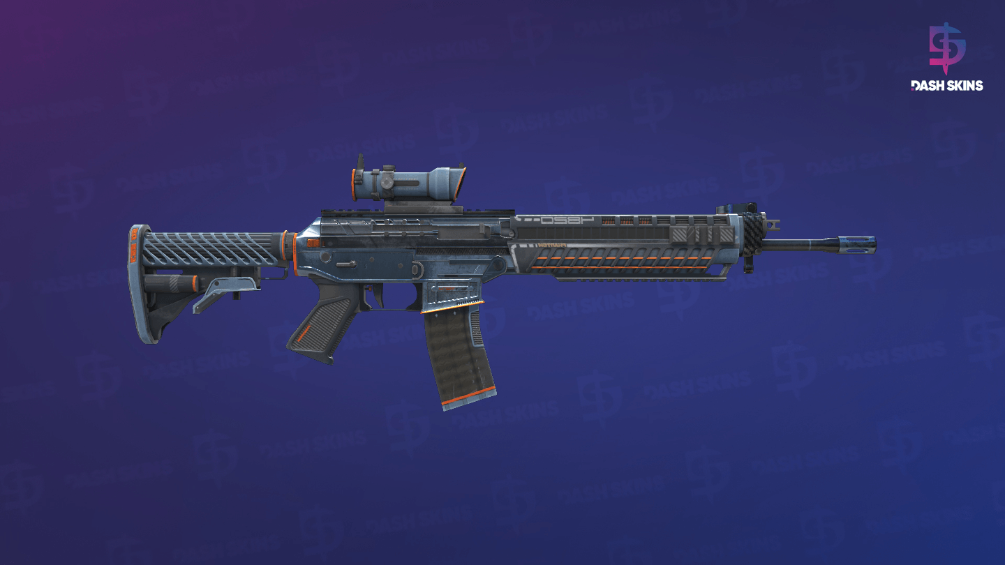 SG 553 | Phantom (Well-Worn) - Backside Screenshot