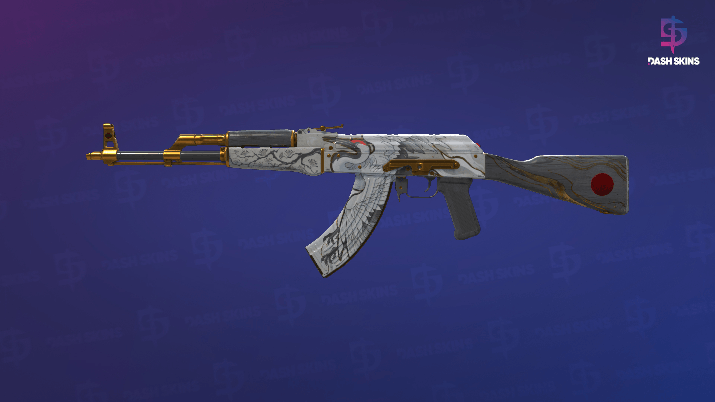 AK-47 | Crane Flight (Field-Tested) - Frontside Screenshot