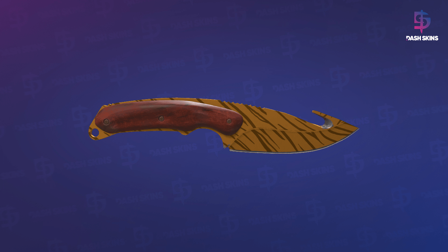 ★ Gut Knife | Tiger Tooth (Factory New) - Frontside Screenshot