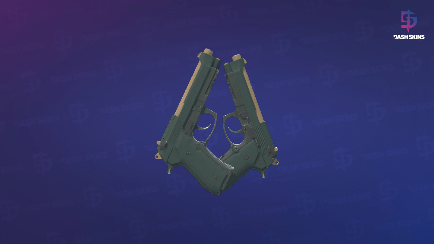Dual Berettas | Contractor (Field-Tested) - Backside Screenshot
