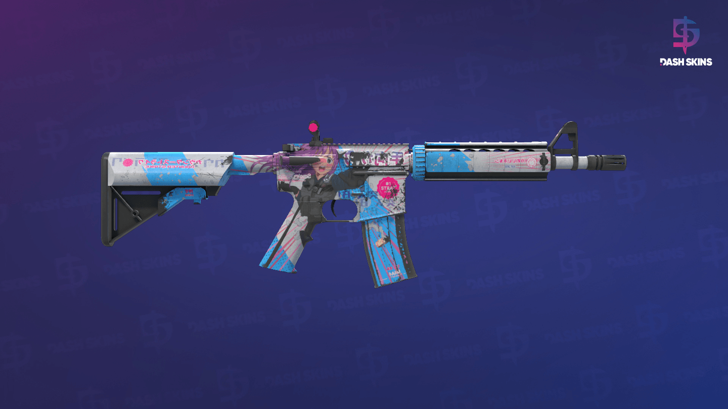 M4A4 | Temukau (Field-Tested) - Backside Screenshot