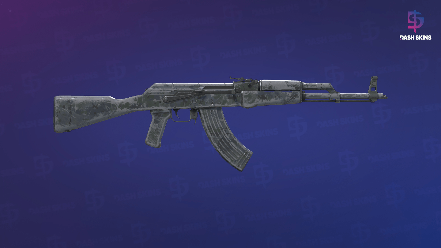 AK-47 | VariCamo Grey (Battle-Scarred) - Backside Screenshot