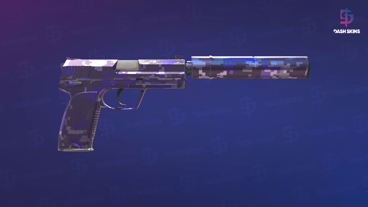 USP-S | Purple DDPAT (Minimal Wear) - Backside Screenshot