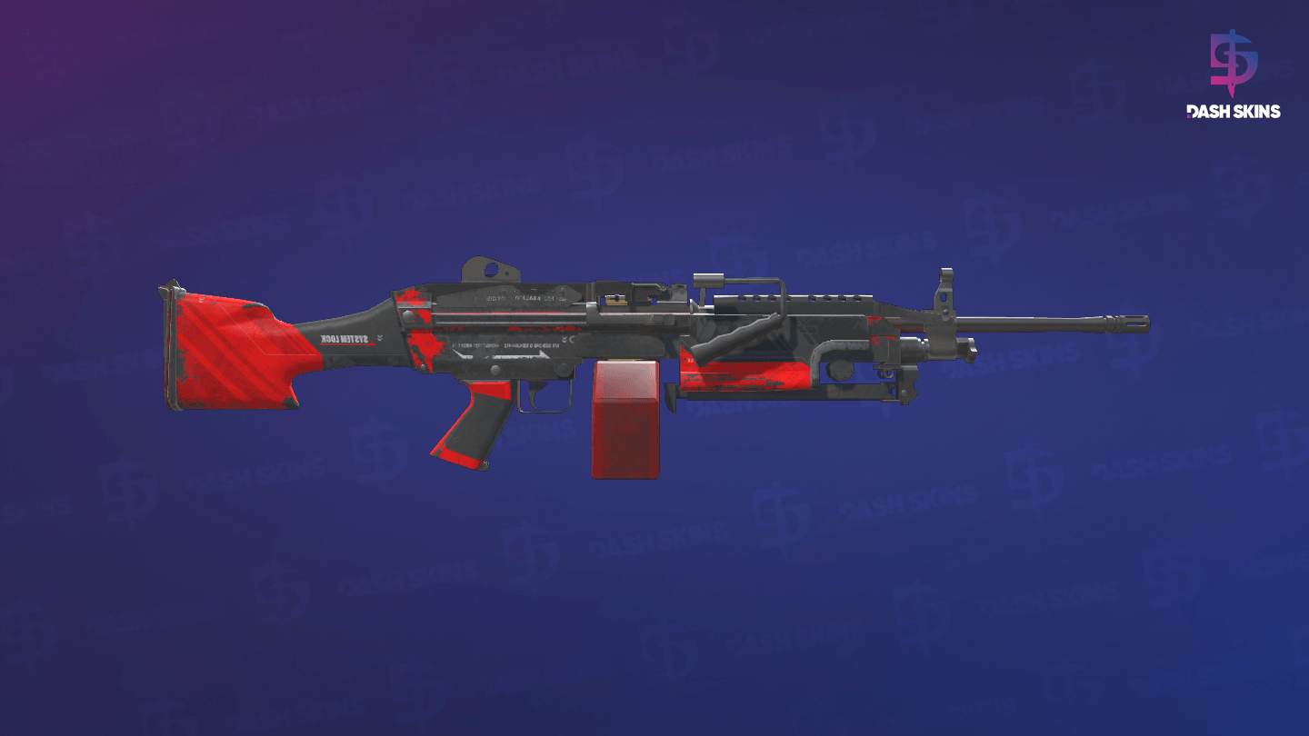 M249 | System Lock (Battle-Scarred) - Backside Screenshot