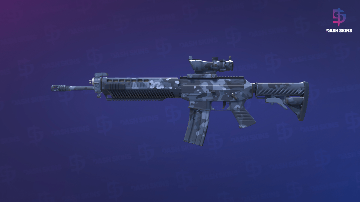 SG 553 | Night Camo (Field-Tested) - Frontside Screenshot