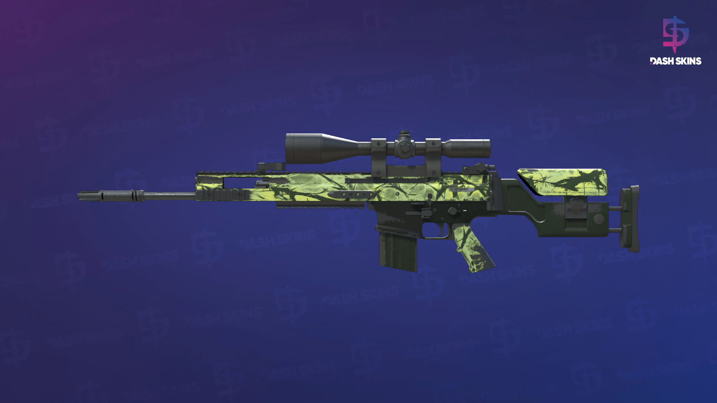 SCAR-20 | Outbreak (Field-Tested) - Frontside Screenshot