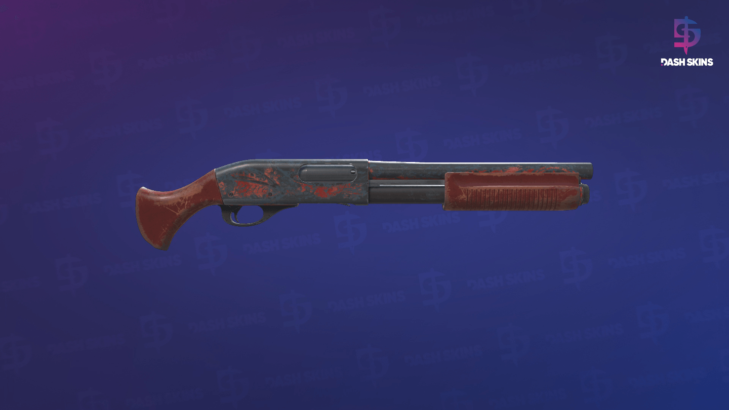 Sawed-Off | Crimson Batik (Battle-Scarred) - Backside Screenshot