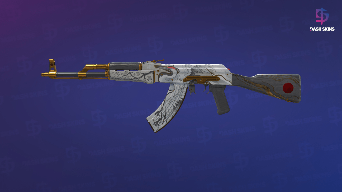 AK-47 | Crane Flight (Field-Tested) - Frontside Screenshot