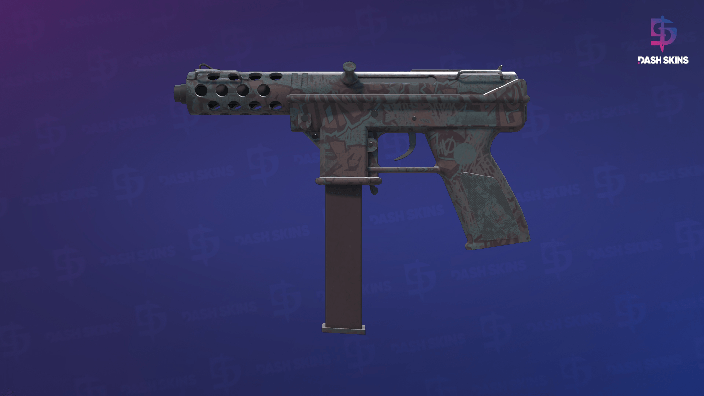 Tec-9 | Phoenix Chalk (Minimal Wear) - Frontside Screenshot