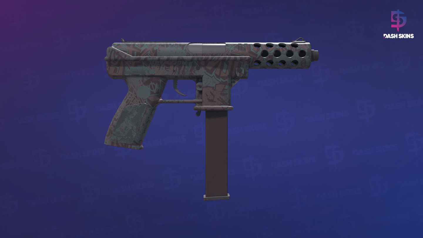 Tec-9 | Phoenix Chalk (Minimal Wear) - Backside Screenshot