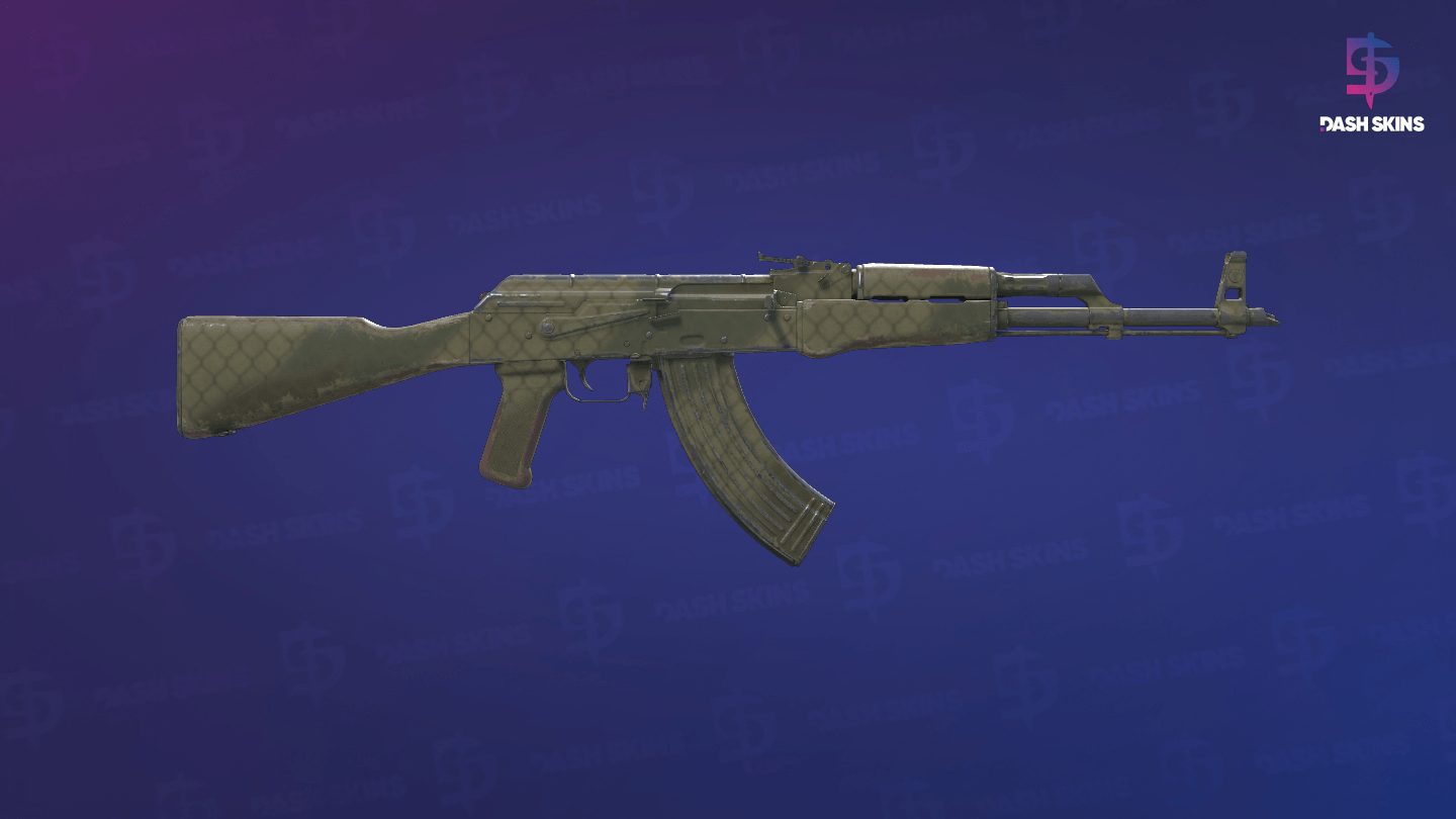 AK-47 | Safari Mesh (Field-Tested) - Backside Screenshot