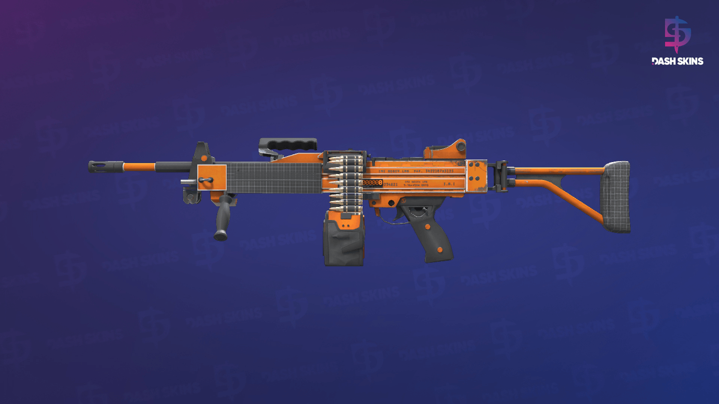 StatTrak™ Negev | dev_texture (Factory New) - Frontside Screenshot