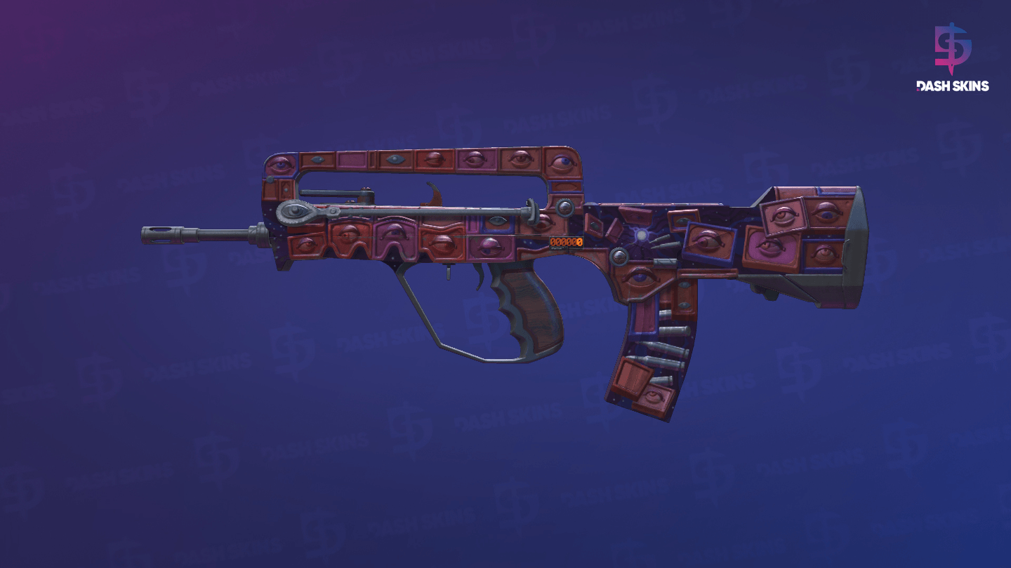StatTrak™ FAMAS | Rapid Eye Movement (Well-Worn) - Frontside Screenshot
