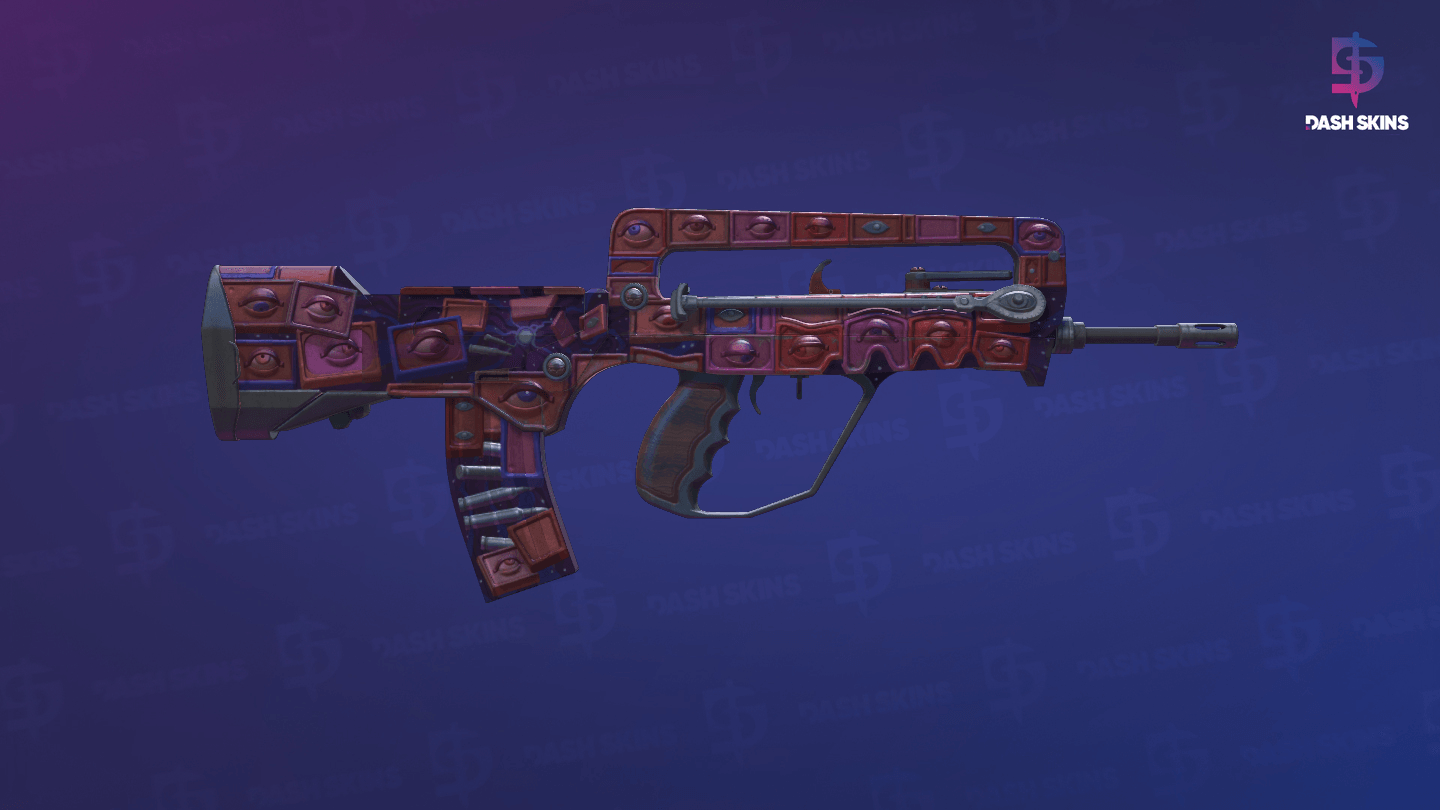 StatTrak™ FAMAS | Rapid Eye Movement (Well-Worn) - Backside Screenshot