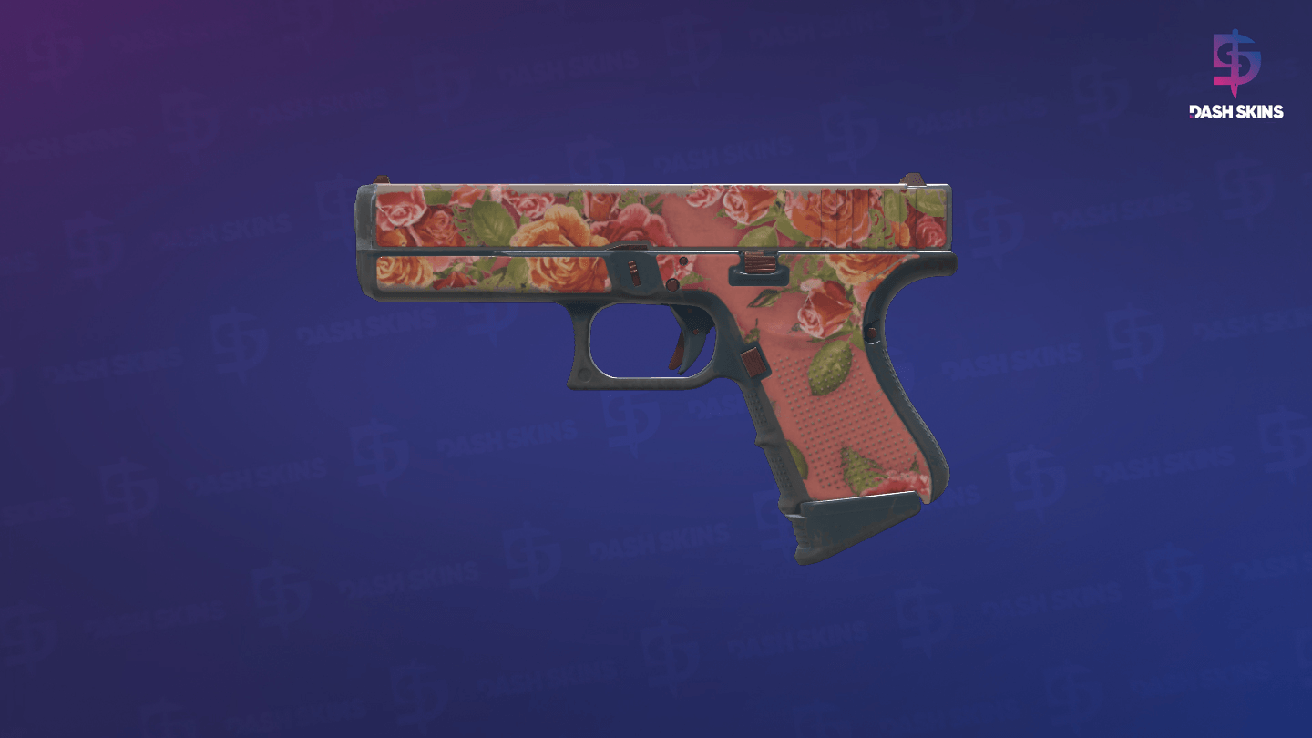 Glock-18 | Coral Bloom (Field-Tested) - Frontside Screenshot