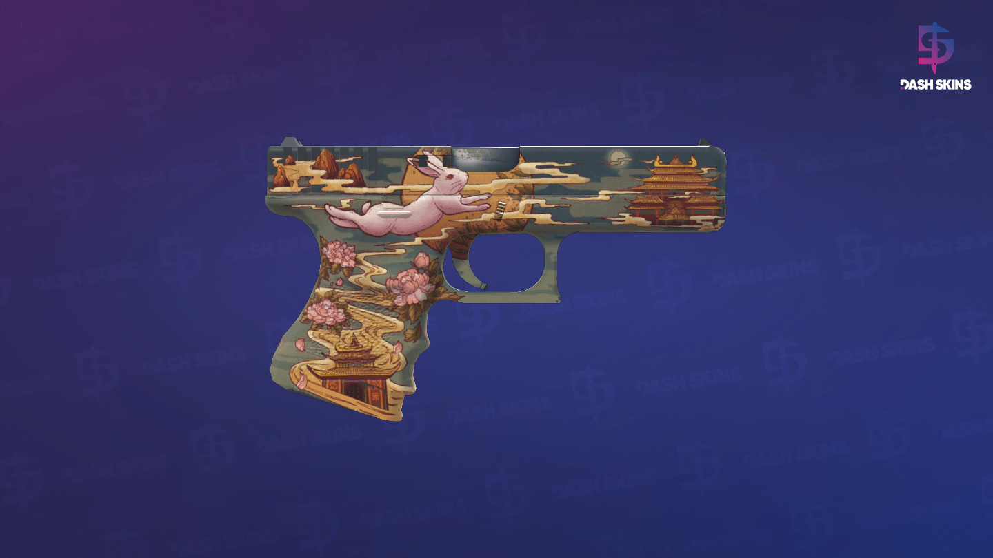 Glock-18 | Umbral Rabbit (Minimal Wear) - Backside Screenshot