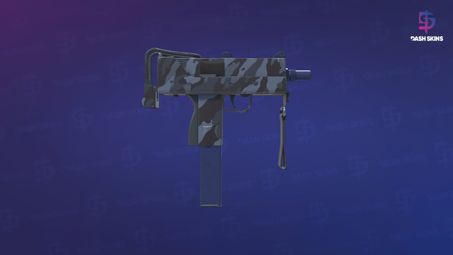 MAC-10 | Storm Camo (Minimal Wear) - Backside Screenshot