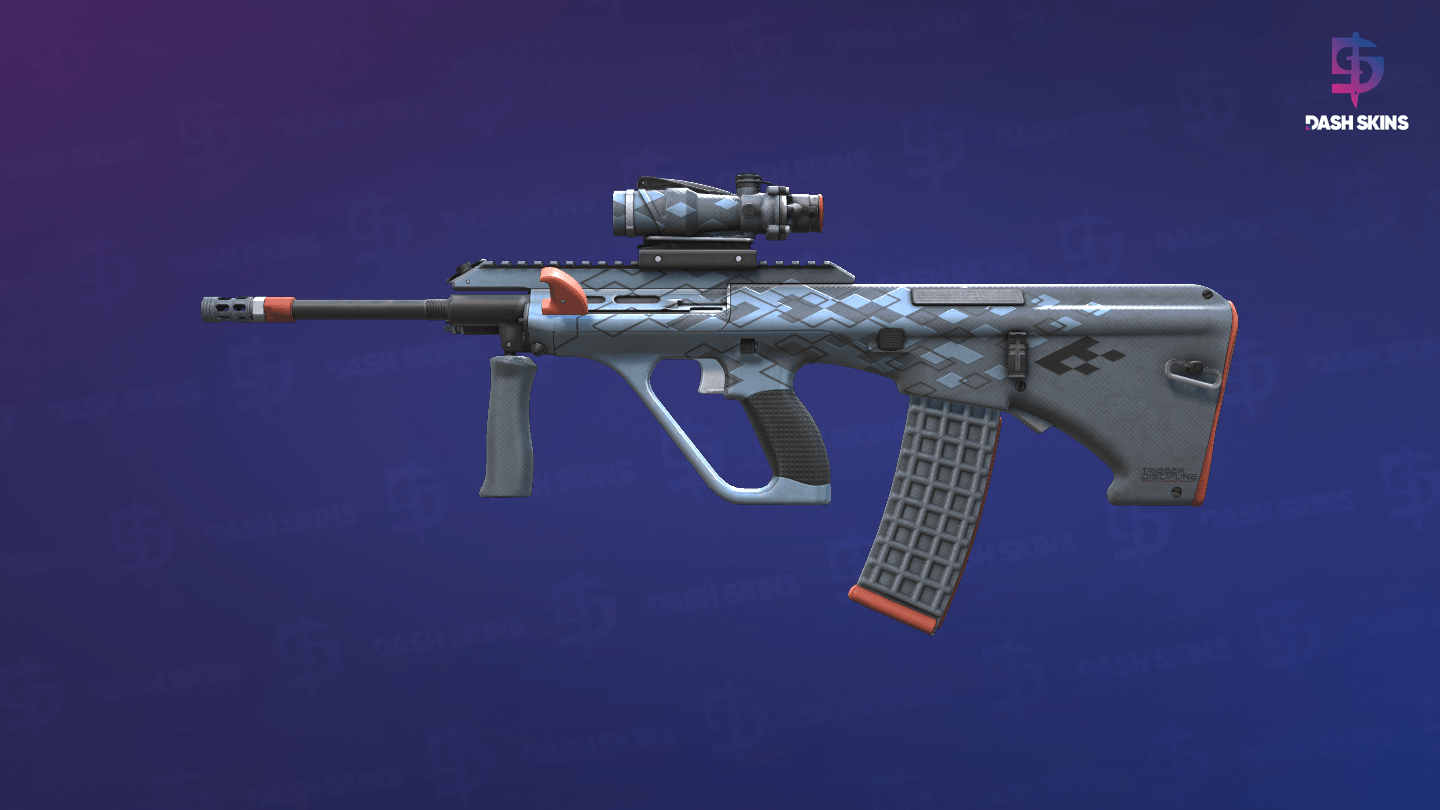 AUG | Trigger Discipline (Factory New) - Frontside Screenshot